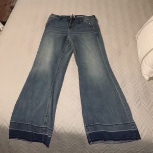 High rise- wide leg pants